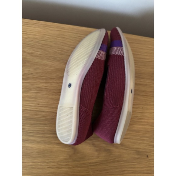 Rothy's Garnet Reflective Stripe Loafer Limited Edition Size 7 EUC - Picture 4 of 6